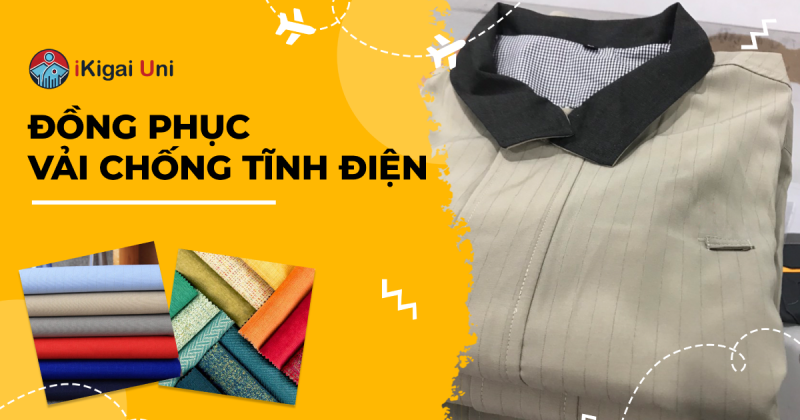 Vải kaki chống tĩnh điện đồng phục