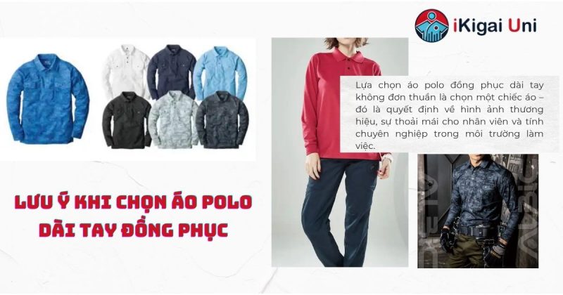 Áo polo đồng phục dài tay và tính năng nổi bật 2025 Bí quyết lựa chọn áo polo đồng phục tay dài phù hợp