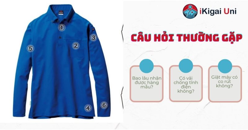 Áo polo đồng phục dài tay và tính năng nổi bật 2025 Giải đáp thắc mắc về áo polo đồng phục