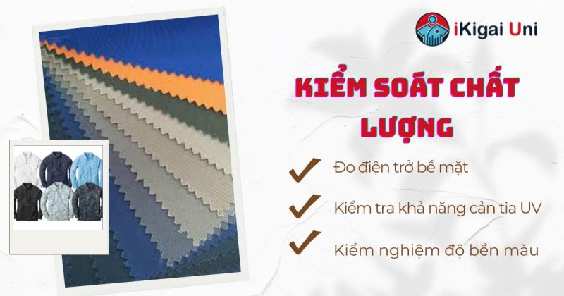 Áo polo đồng phục dài tay và tính năng nổi bật 2025 Kiểm soát chất lượng áo polo đồng phục tại Ikigai