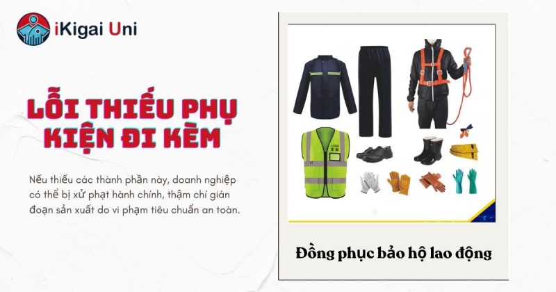 Thiếu phụ kiện gây rủi ro pháp lý, mất an toàn