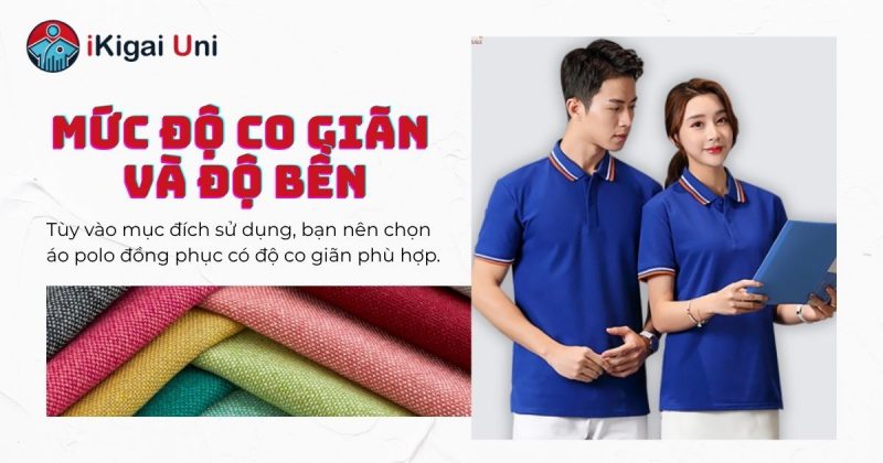 Vải áo polo đồng phục: Chất liệu phổ biến và cách chọn 2025 Khả năng co giãn và độ bền chắc của vải áo polo đồng phục