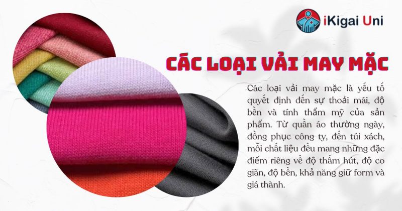 cac loai vai may mac