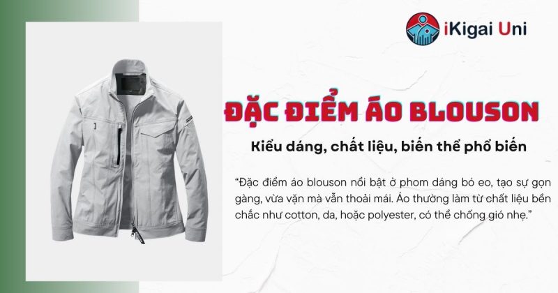 dac diem ao blouson