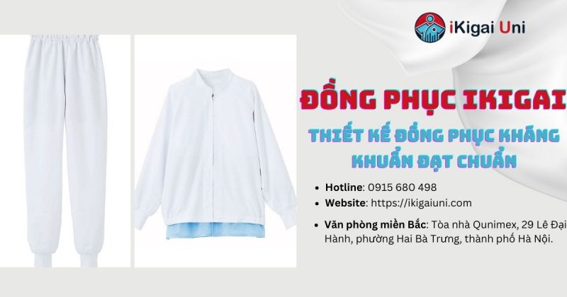 Đồng phục kháng khuẩn cho môi trường làm việc an toàn Ikigai cung cấp đồng phục kháng khuẩn chất lượng