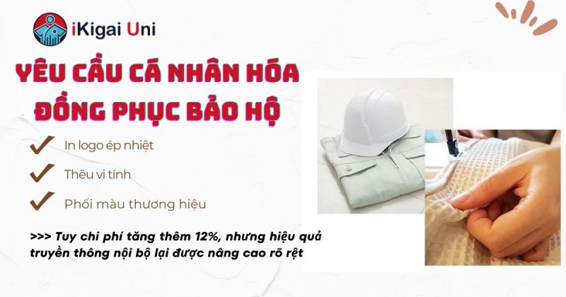 Giá may đồng phục bảo hộ lao động chất lượng cao, bền đẹp Thiết kế đồng phục bảo hộ lao động riêng theo yêu cầu