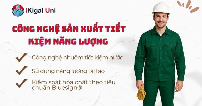 Quần áo bảo hộ thân thiện môi trường đạt chuẩn quốc tế Sản xuất thông minh tiết kiệm năng lượng