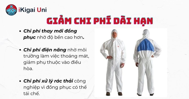 Tiết kiệm chi phí vận hành dài hạn nhờ quần áo bảo hộ tái chế